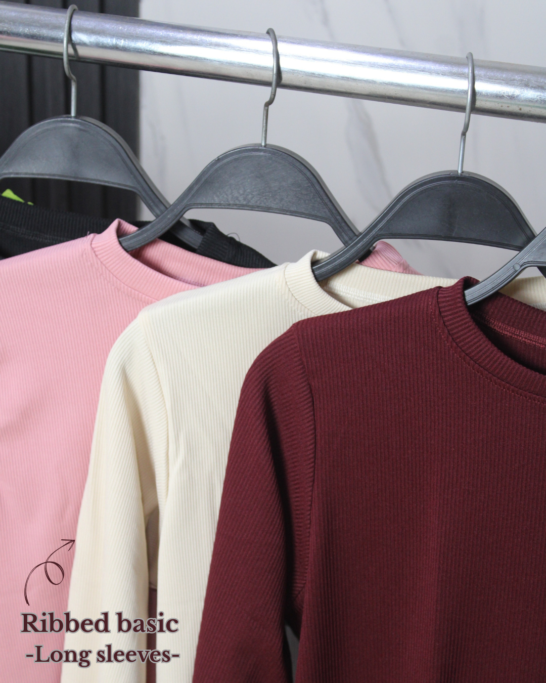 Ribbed Basic – long Sleeve