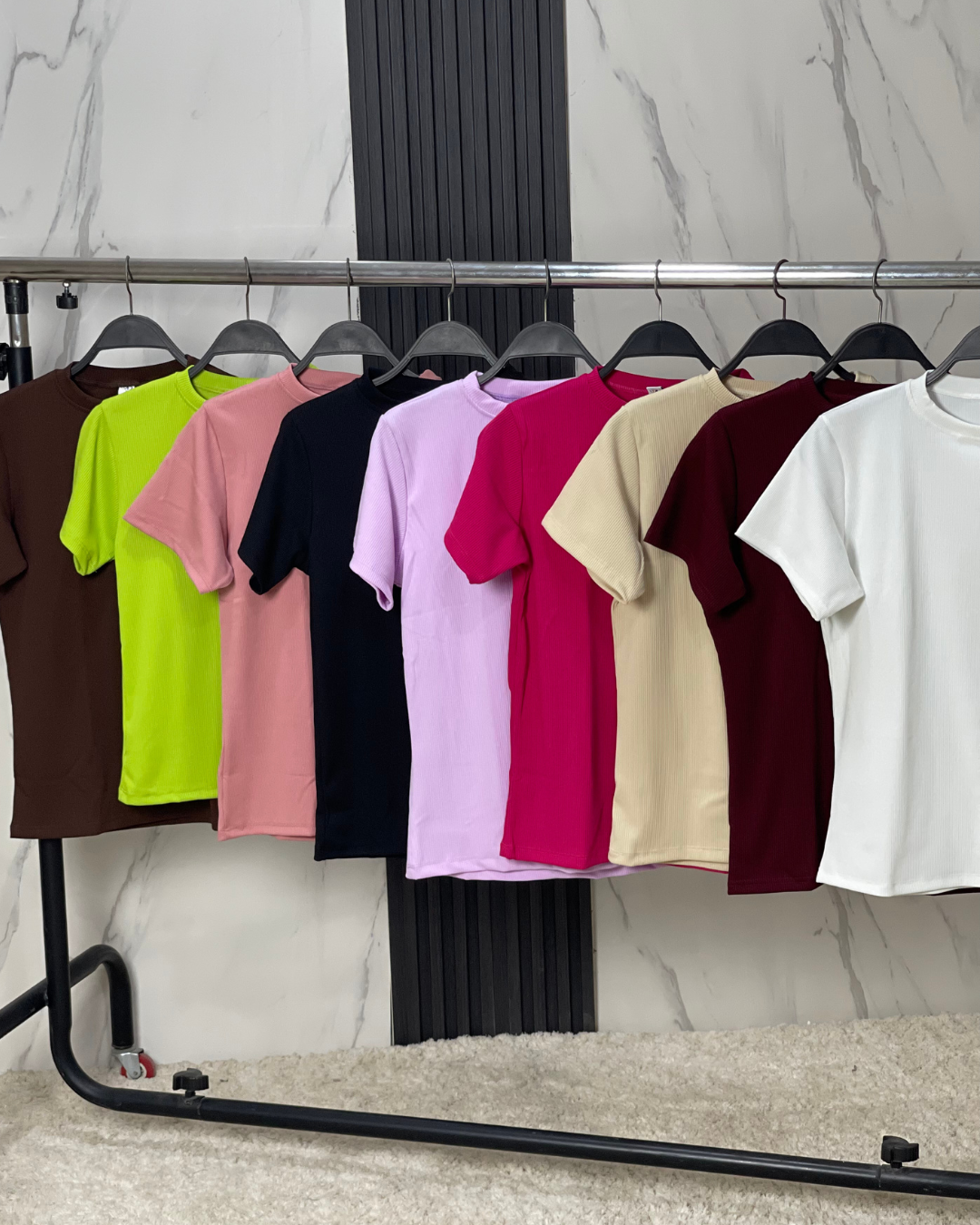 Ribbed Basic – half Sleeve