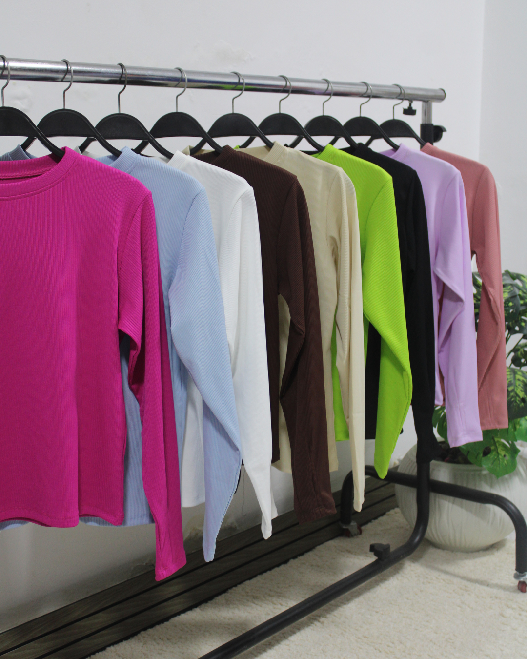 Ribbed Basic – long Sleeve